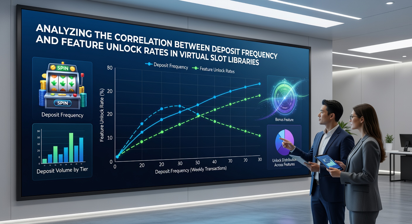 Chart comparing unlock timelines for frequent versus infrequent depositors in virtual slot environments