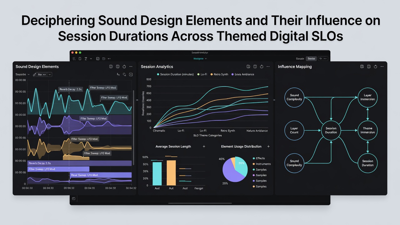Comparison of session length metrics across different themed slot audio profiles in aggregated platforms